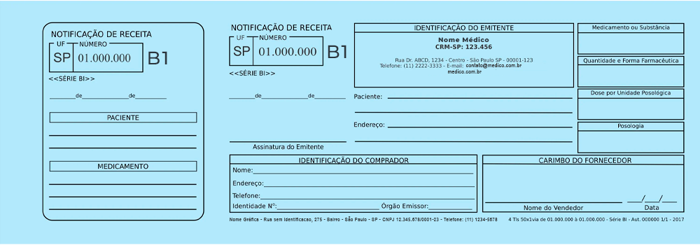 Comprar receita Medica Azul