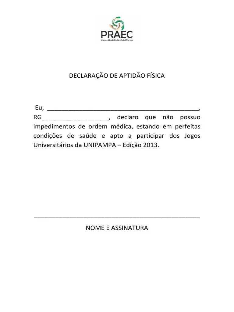 comprar atestado de Aptidão Física